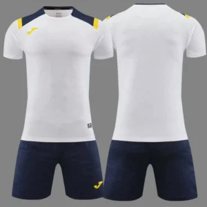 White, Navy Blue & Yellow