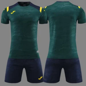 Dark Green, Navy Blue & Yellow