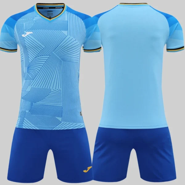 Light Sky Blue, Royal Blue, Black & Gold